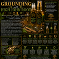 Grounding with High John Root Oil: Strength, Power, Protection & Stability Ritual Oil