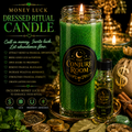 Money Luck: Wealth & Fortune Dressed Ritual Candle
