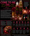 Come To Me Oil: Attraction, Desire & Magnetic Love Ritual Oil