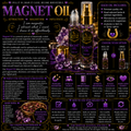 Magnet Oil: Attraction, Magnetism & Influence Ritual Oil