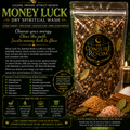 Money Luck Dry Spiritual Wash: Money Drawing, Financial Luck & Abundance Cleansing Ritual