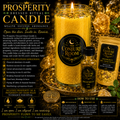Prosperity: Wealth, Success & Abundance Dressed Ritual Candle