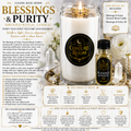 Blessings & Purity: Cleanse, Bless & Renew Dressed Ritual Candle